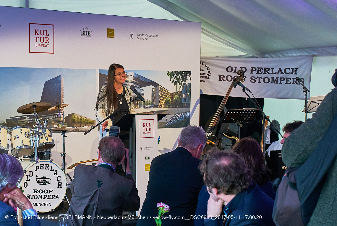 11. Mai 2017 - Grundsteinlegung für die LOGE und dem Kulturquadrat in Neuperlach